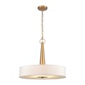 Elk Showroom Leo 22'' Wide 4Light Pendant, Brushed Gold 89845/4